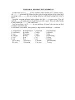 ENGLISH 10   READING TEST NUMBER 12