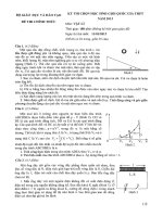 Đề Vật Lí HSG Quốc gia ngày 11-01-2013 môn Vật lý