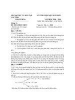 đề thi giỏi tỉnh môn hóa 9, đề tham khảo số 52