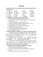 đề tham khảo ôn thi hsg tiếng anh 8, test 44