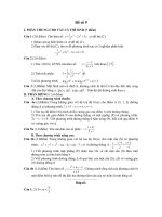 đề thi thử đh môn toán năm 2013, đề số 9