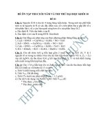 Đề hoá học lớp 10 - ôn thi kiểm tra, thi học sinh giỏi sưu tầm tham khảo (1)