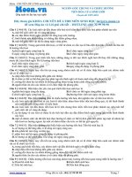 40 Câu hỏi trắc nghiệm Nguồn gốc chung và chiều hướng tiến hóa của sinh giới