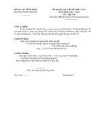 Đề thi thử ĐH môn Văn năm 2014, Trường THPT Vĩnh Yên, Vĩnh Phúc