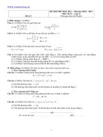 đề ôn tập hk2 toán 11, đề số 22