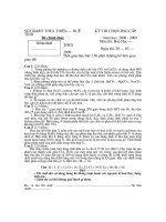 đề thi giỏi tỉnh môn hóa 9, đề tham khảo số 6