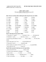 đề tham khảo ôn thi hsg tiếng anh 8, test 14