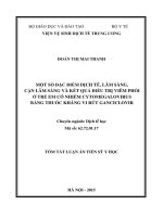 Một số đặc điểm dịch tễ, lâm sàng, cận lâm sàng và kết quả điều trị viêm phổi ở trẻ em có nhiễm Cytomegalovirus bằng thuốc kháng vi rút Ganciclovir