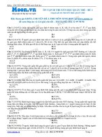 Đề 1 Di truyền học quần thể