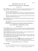 Bộ đề thi kết thúc học phần-Kì 6-K60-Khoa Vật Lý-ĐHSPHN