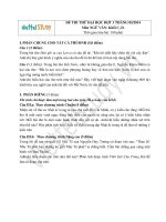 Đề thi thử Đại học môn Ngữ Văn Đợt 3 Tháng 5 năm 2014, trường Trường ĐH KHXH & Nhân văn, Hà Nội