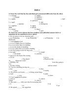 Đề thi tiếng anh lớp 6 (6)