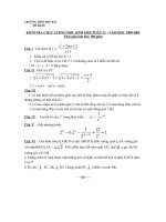 KIỂM TRA CHẤT LƯỢNG học SINH GIỎI TOÁN 12