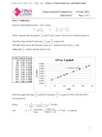 Đề bài và lời giải kì thi HSG quốc tế IPhO 2011 - Thái Lan môn vật lý (2)