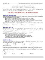 Phân loại đề  thi cao đẳng  2011 theo bài sgk lý 12 chuẩn