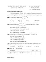 bộ đề kiểm tra toán hk2 lớp 9,đề số  10