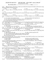 Đề hoá học lớp 10 - ôn thi kiểm tra, thi học sinh giỏi sưu tầm tham khảo (94)