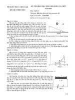 Đề Vật Lí HSG Quốc gia 2013 đầy đủ 3 ngày (bao gồm 2 ngày lý thuyết và 1 ngày thực hành)