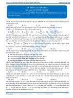 Đề thi thử môn Sinh học thầy Nguyễn Quang Anh số 3