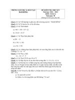 tham khảo đề thi hk1 toán 6 số 9