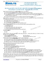 Đề 5 Ứng dụng di truyền vào chọn giống