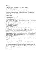 đề thi thử tốt nghiệp môn toán trường thpt bắc sơn (lạng sơn),đề số 3