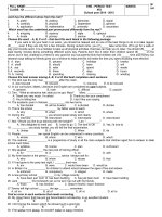 kiểm tra 1 tiết anh 12 unit 1