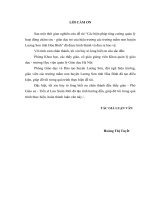 Các biện pháp tăng cường quản lý hoạt động chăm sóc - giáo dục trẻ của hiệu trưởng các trường mầm non huyện Lương Sơn tỉnh Hòa Bình