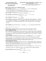 Đề thi thử ĐH 2014 môn Toán THPT Nguyễn Quang Diêu khối A B