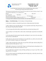 Đề Thi Olympic Sinh Viên (11) môn vật lý