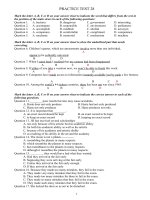 bộ đề ôn luyện thpt quốc gia tiếng anh, đề số 28