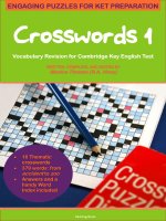 crosswords 1 - vocabulary revision for cambridge key english test
