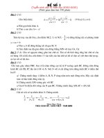 bộ đề thi tuyển sinh vào lớp 10