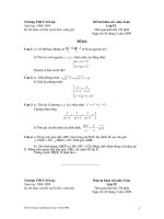 Đề bài khảo sát HSG môn Toán lớp 9 thcs yên lạc