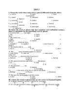 Đề thi tiếng anh lớp 6 (17)