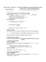 đề thi thử tốt nghiệp thpt toán 2014, đề thi số 11