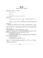 đề tham khảo thi hsg môn toán lớp 7, đề số 25