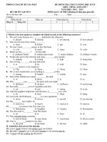 đề thi hk 2 môn anh lớp 7,số 5