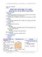 Tiết 2  Hóa 9  Một số Oxit quan trọng ( CaO)