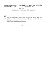 Đề văn lớp 11- sưu tầm tham khảo ôn thi kiểm tra, thi học sinh giỏi văn (74)