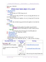 Tiết 5  Hóa 9  Tính chất hóa học của axit