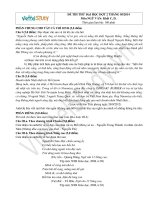 Đề thi thử Đại học môn Ngữ Văn Đợt 2 Tháng 5, năm 2014, trường THPT Chu Văn An, Hà Nội
