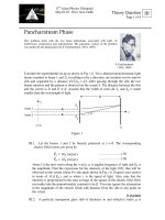 Đề thi Lý thuyết Asian Physics Olympiad 2012 Bài 3 môn vật lý