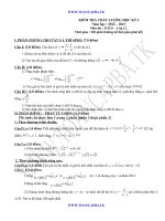 đề kiểm tra chất lượng học kì 1 môn toán lớp 12,đề tham khảo số 7