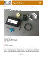 Đề thi Olympic quốc tế 2013 - Bài TH 1 môn vật lý