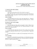 ĐỀ THI TUYỂN SINH VÀO LỚP 10 THPT CHUYÊN NĂM HỌC 2015  2016 Môn thi: Lịch sử (Chuyên)