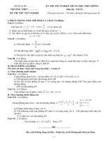 thi thử tn môn toán số 2