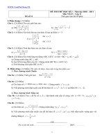 đề ôn tập hk2 toán 11, đề số 34