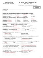 thi thử thpt quốc gia môn tiếng anh, mã đề 02