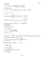 Tóm tắt lí thuyết + bài tập Vật lí thống kê